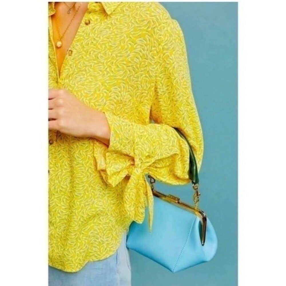 Anthropologie Maeve Blithe Button Down Blouse In … - image 7